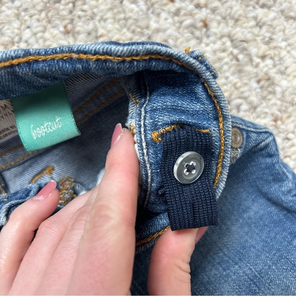 Sonoma Bootcut Jeans Girls Size 5 Medium Wash Blue Denim Adjustable Waist Pants - Picture 5 of 8